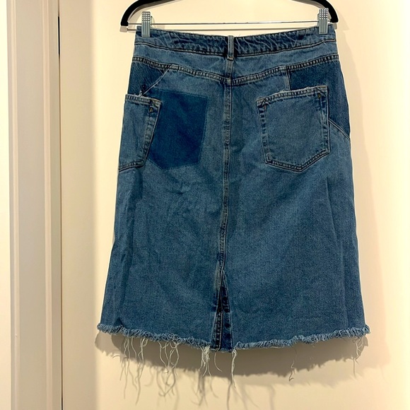 Zara Midi-Denim Skirt - Picture 2 of 2